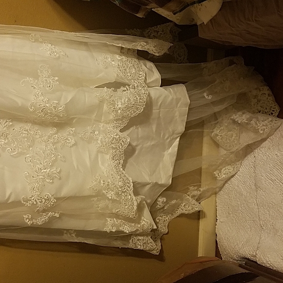 Wedding Dress and veil - Picture 4 of 10